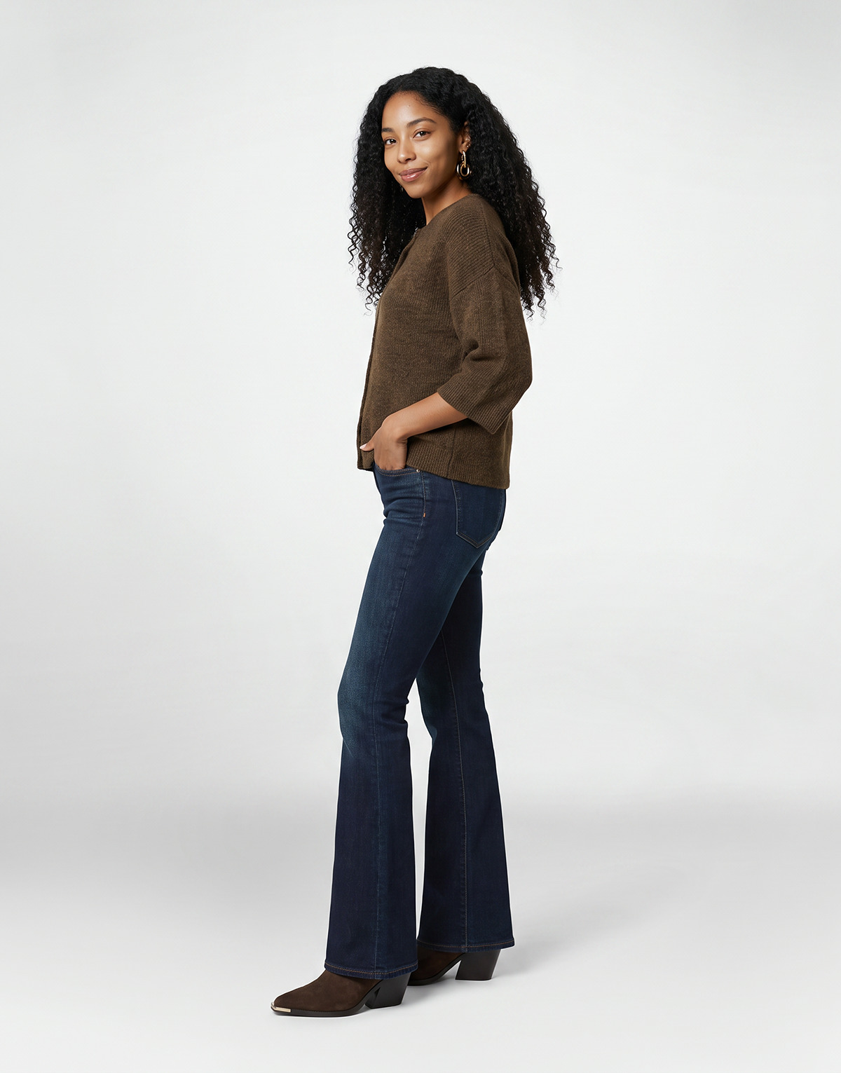 Levis 315 SHAPING BOOT Blu Jeans Bootcut Donna - Imagen 3